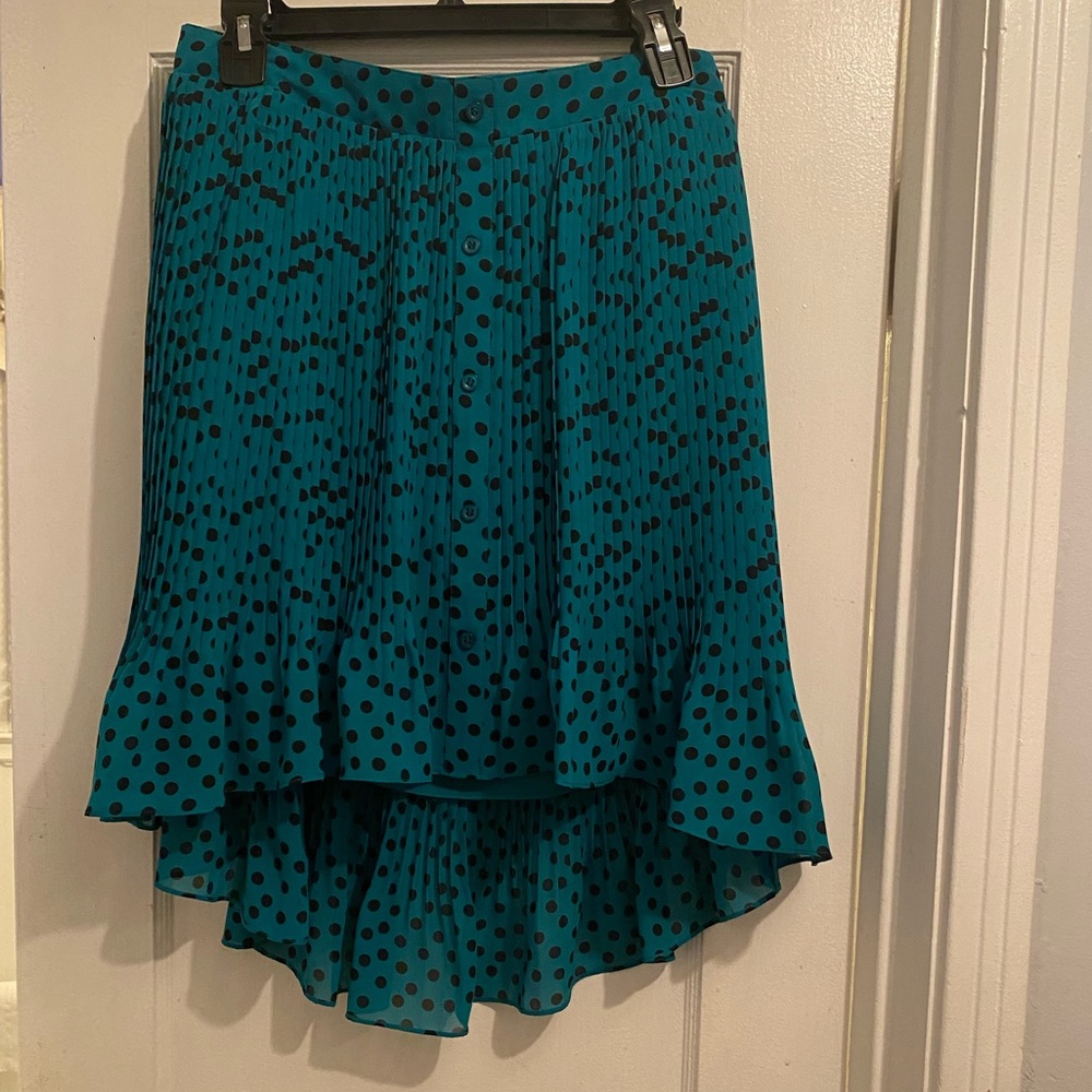 BCBGeneration:Polka Dot High Low Skirt